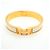 Clic H Brazalete Hermès Clic Clac PM chapado en oro Dorado - vista 4