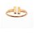 Autre Marque Anello Tiffany & Co. T Wire - Oro rosa 18K - vista 2