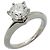 Autre Marque Tiffany & Co. Platin-Solitär-Diamantring