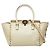 Borsa Valentino Rockstud in pelle Off-White Bianco sporco