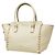 Borsa Valentino Rockstud in pelle Off-White Bianco sporco - vista 2