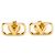 Orecchini a lobo Valentino V-logo Signature D'oro - vista 2