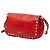 Borsa a tracolla Valentino Rockstud Rosso - vista 2