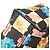 Borsa a tracolla Versace Flower Floral Nero Multicolore - vista 4