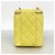Bolsa de Ombro com Corrente Chanel Matelassé Amarelo - vista 10