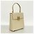 Borsa in pelle Gancini Salvatore Ferragamo Beige - vista 2