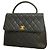 Borsa Chanel Matelassé in pelle d'agnello Nero