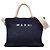 Picca borsa a mano Marni effetto rafia Crudo Blu navy