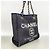 Chanel Deauville Shopper mit Kette Marineblau - Ansicht 2