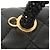 Borsa Chanel in pelle d'agnello nera Nero - vista 7