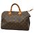 Bolso Louis Vuitton Monogram Speedy 30 Castaño