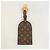 Portachiavi Charm Louis Vuitton Marrone Bianco - vista 9