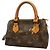 Bolso de mano Louis Vuitton Monogram Mini Speedy Castaño