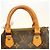 Bolso de mano Louis Vuitton Monogram Mini Speedy Castaño - vista 11