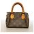 Bolso de mano Louis Vuitton Monogram Mini Speedy Castaño - vista 12