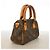 Bolso de mano Louis Vuitton Monogram Mini Speedy Castaño - vista 2
