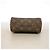 Bolso de mano Louis Vuitton Monogram Mini Speedy Castaño - vista 3