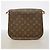 Sac à épaule Louis Vuitton Monogram Saint Cloud GM Marron - vue 11