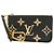 Louis Vuitton Monogram Empreinte Bicolor Pochette Clé Coin Case Nero Beige
