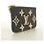 Louis Vuitton Monogram Empreinte Bicolor Pochette Clé Coin Case Nero Beige - vista 2