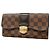 Louis Vuitton Damier Portefeuille Sistina Long Wallet Damier ebene