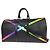 Louis Vuitton Keepall Bandouliere Rainbow Taiga Leather 50 Nero - vista 2