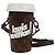 Louis Vuitton Coffee Cup Convertible Everyday Signature Vintage Monogram Canvas Marron
