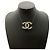 Broche de cadena Chanel Coco Mark Negro - vista 9