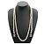 Collar Lariat de Perlas Chanel