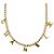Collar Chanel bañado en oro Dorado
