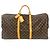 Bolsa Boston Louis Vuitton Keepall 60 em castanho Marrom