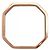 Gucci Octogonal Ring aus Roségold - Ansicht 5