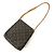 Louis Vuitton Schultertasche aus braunem Monogram Canvas