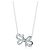 Collana Tiffany & Co. Ribbon Bow in Platino e Diamanti Argento