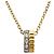 Colar Mini Boucheron Quatre Radiant Diamond Prata Dourado
