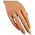 Anello Chaumet Torsade in platino Argento - vista 2