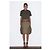Céline Gonna Midi in Lana Nera Phoebe Philo Nero - vista 5