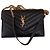 Autre Marque Saint Laurent Cassandre envelope Leather 22 Preto