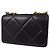 Chanel 19 Klapptasche aus gestepptem Lammleder Schwarz - Ansicht 2