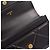 Chanel 19 Klapptasche aus gestepptem Lammleder Schwarz - Ansicht 4