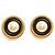 Chanel Vintage Clip-Ohrringe Gold-Optik Perle 80er Jahre