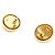Chanel Vintage Clip-Ohrringe Gold-Optik Perle 80er Jahre - Ansicht 2