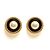 Chanel Vintage Clip-Ohrringe Gold-Optik Perle 80er Jahre - Ansicht 4