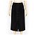 Falda midi Kenzo Paris de mezcla de lino negra Negro