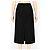Falda midi Kenzo Paris de mezcla de lino negra Negro - vista 4