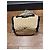 Chanel Flap Bag aus Weide Schwarz Beige - Ansicht 10
