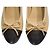 Chanel Bailarinas Clásicas Dos Tonos Beige/Negro - vista 12