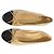 Chanel Bailarinas Clásicas Dos Tonos Beige/Negro - vista 9
