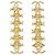 Pendientes colgantes Chanel ABH790 Dorado