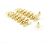 Pendientes colgantes Chanel ABH790 Dorado - vista 3